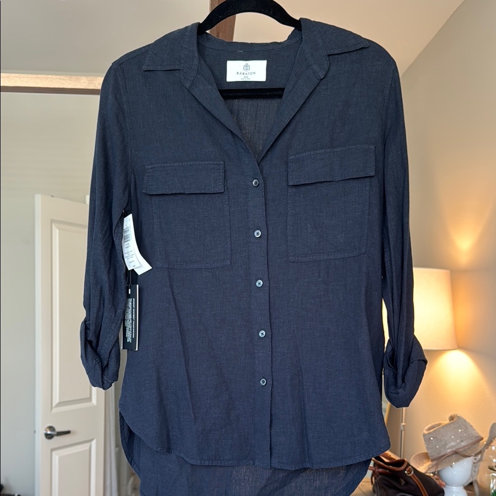 Aritizia Babton Utility Shirt Soze: XXS